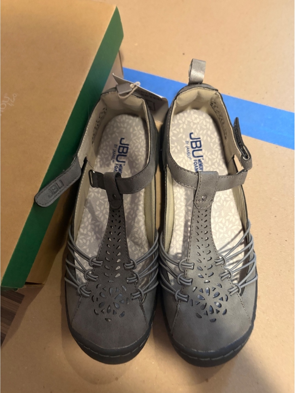 JBU Bonita Jack gray mary jane shoes